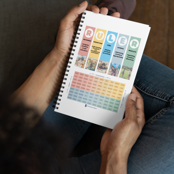 Mood Meter & RULER Method Spiral notebook